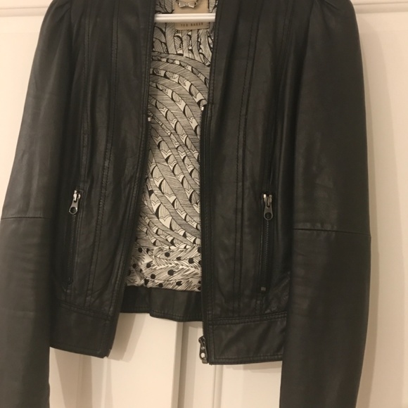 Ted Baker leather jacket - Picture 2 of 3